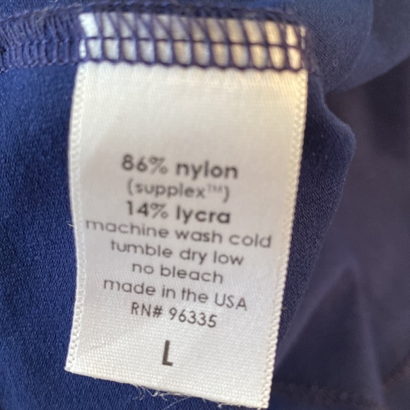 NWT Susana Monaco Navy Blue Gather Empire Waist Scoopback Tunic Dress - L - Picture 12 of 12